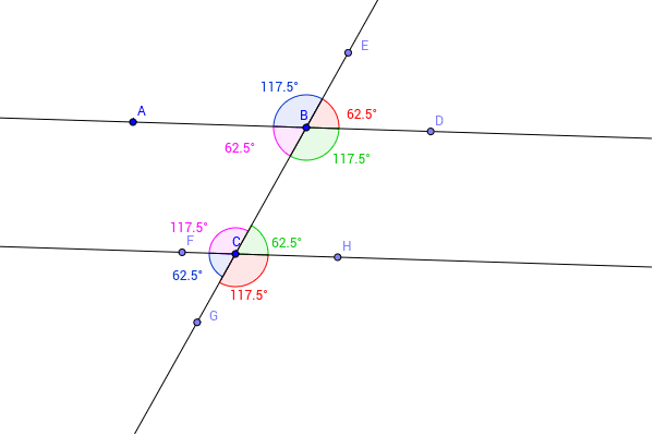 Same Side Interior Angles Geogebra