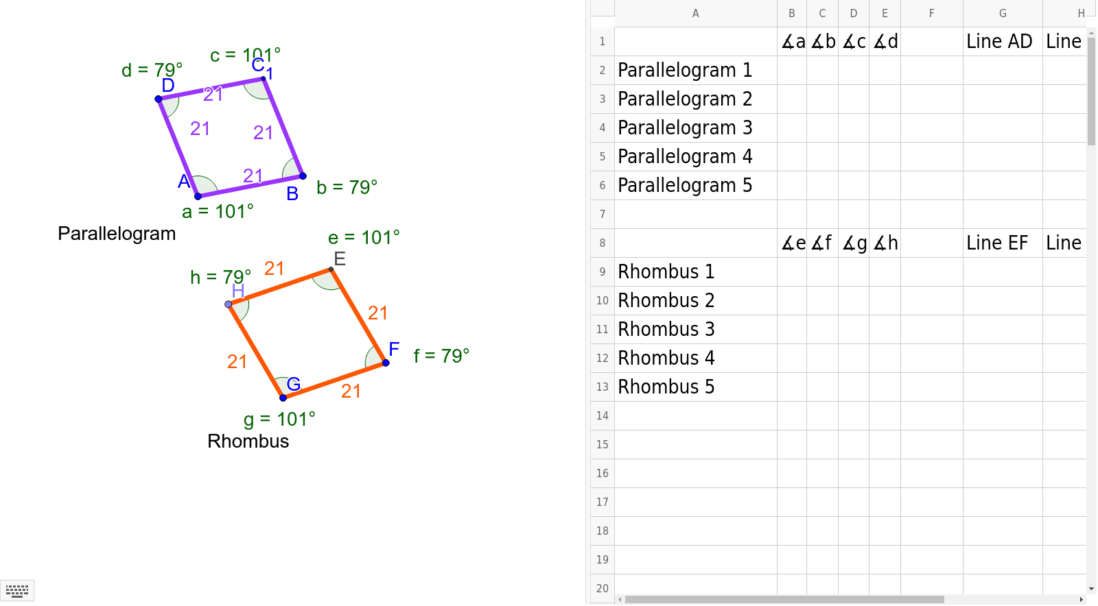 GeoGebra Applet