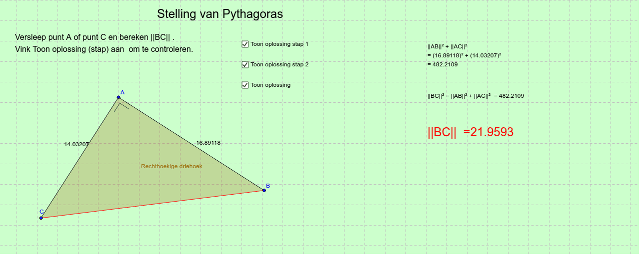 GeoGebra Applet