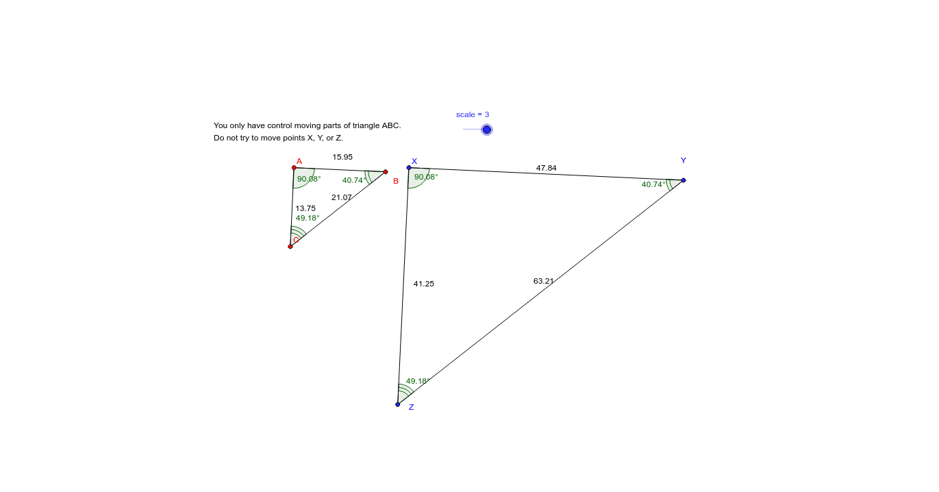 Similar Triangles Ratio Exploration Geogebra Similar Triangles Ratio Exploration Geogebra