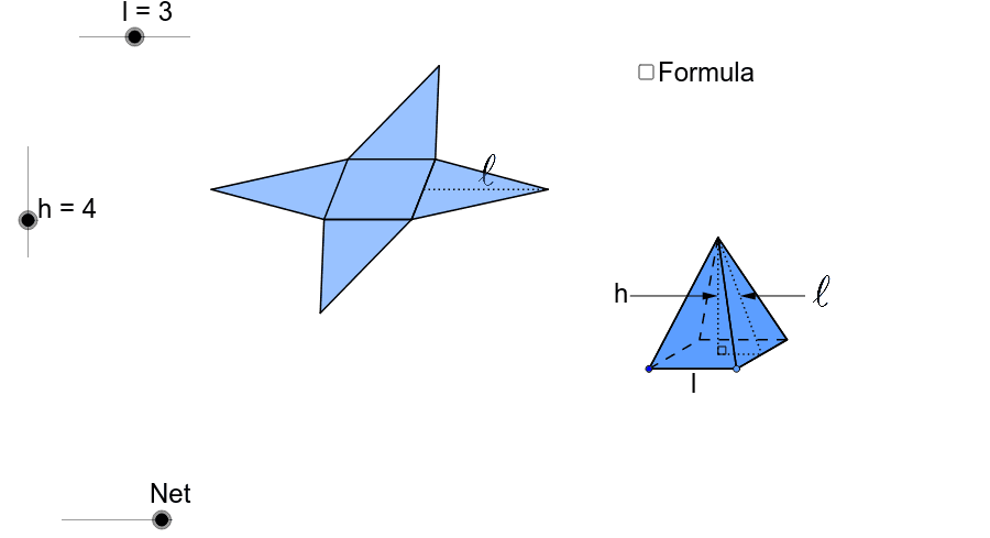 Net of a Square Pyramid