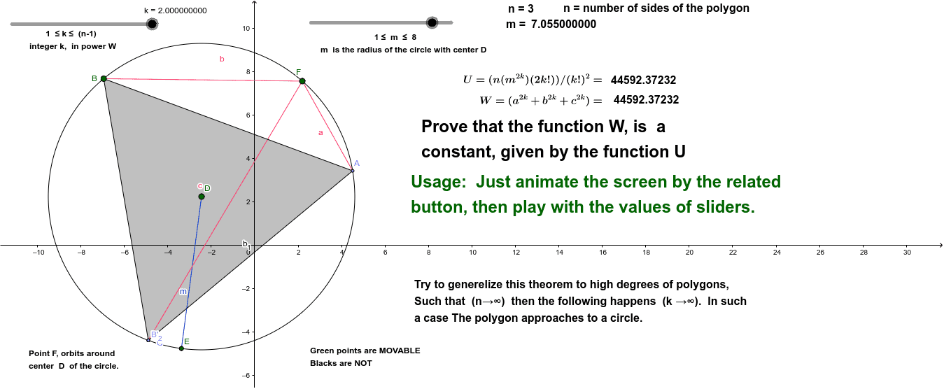 GeoGebra Applet