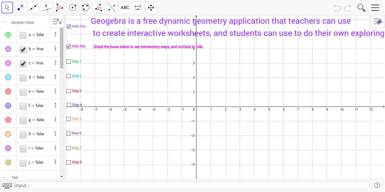 GeoGebra Applet