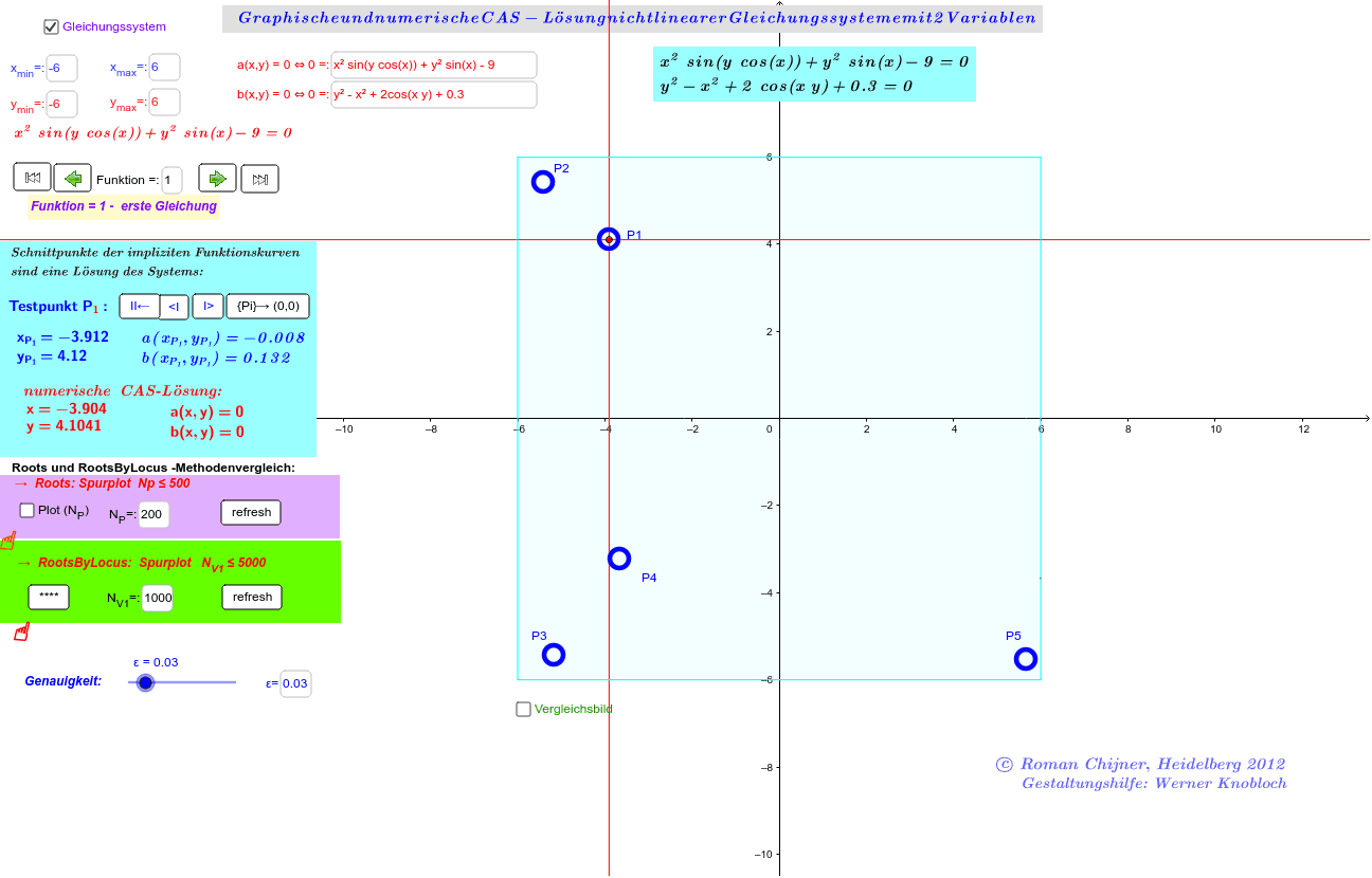 GeoGebra Applet