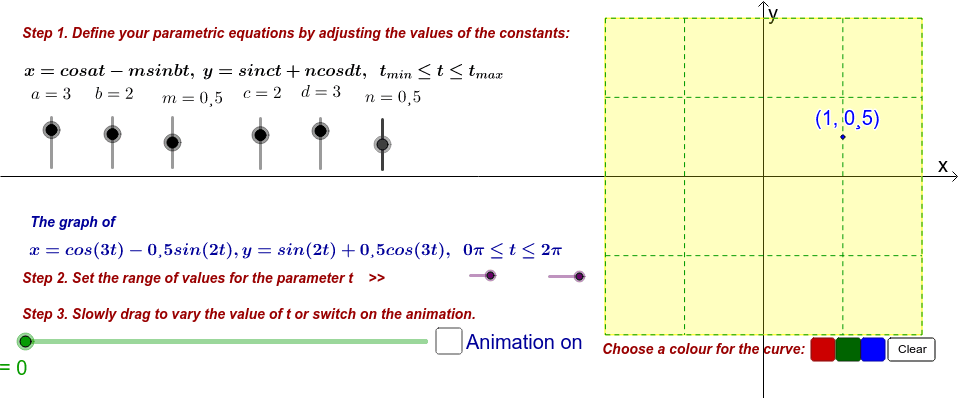 GeoGebra Applet