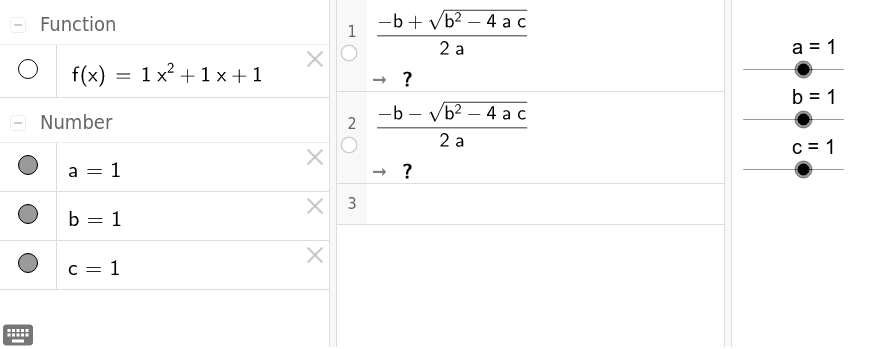 GeoGebra Applet