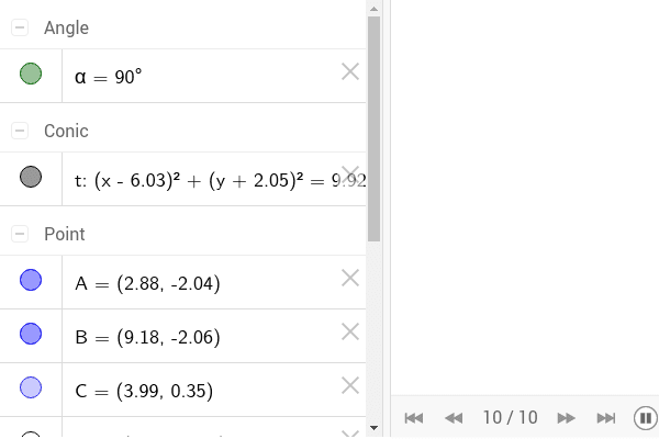GeoGebra Applet