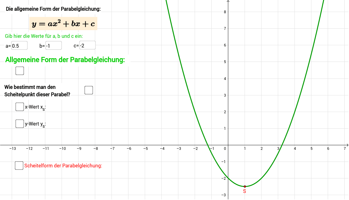GeoGebra Applet