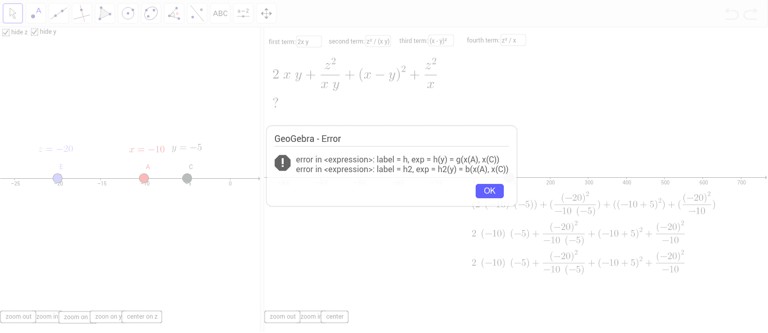 GeoGebra Applet