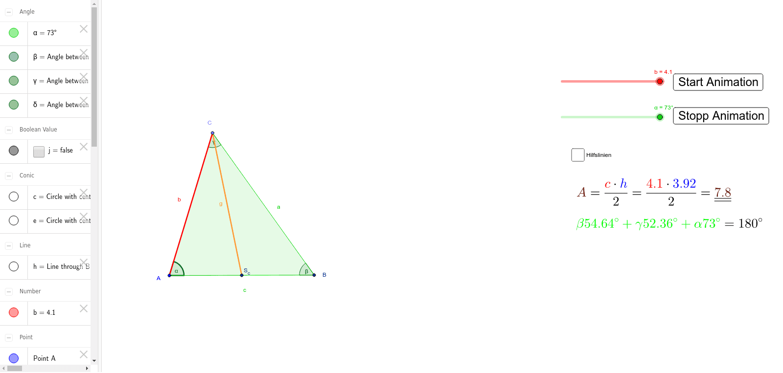 GeoGebra Applet