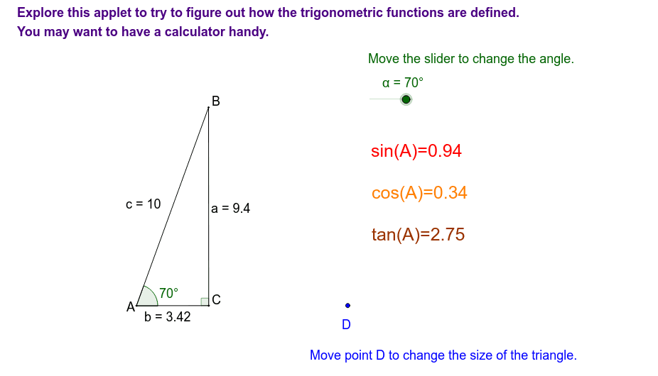 GeoGebra Applet
