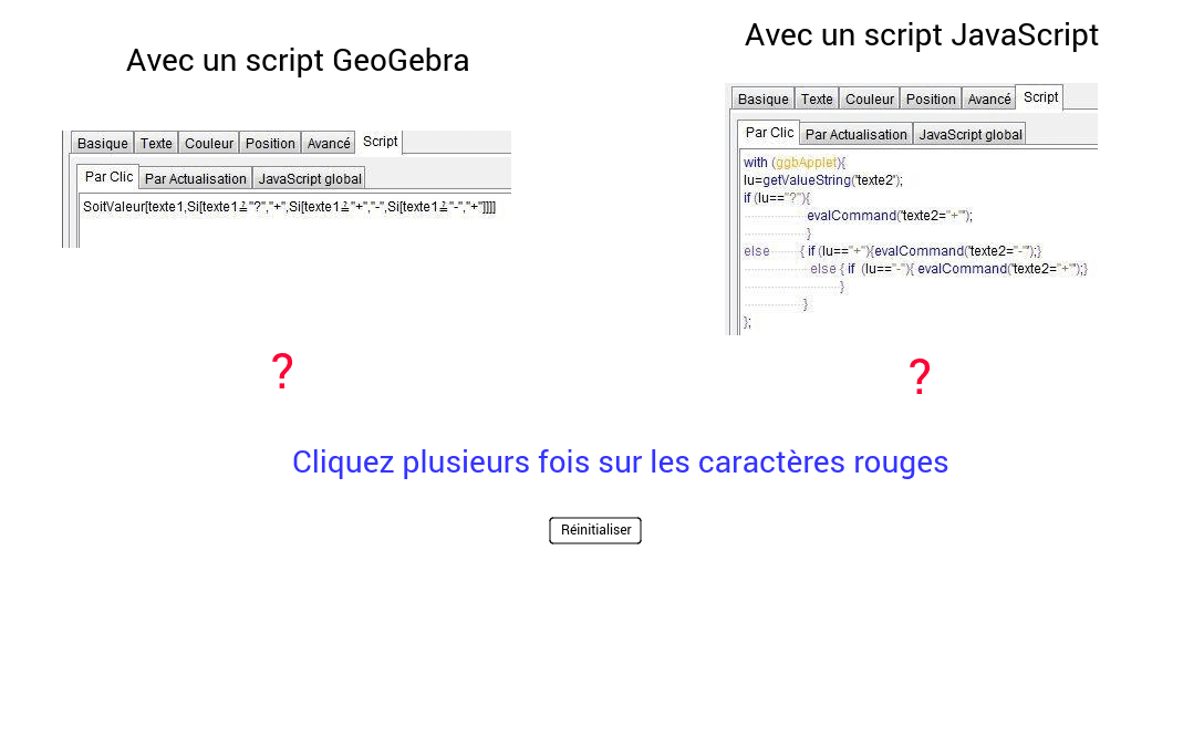 GeoGebra Applet