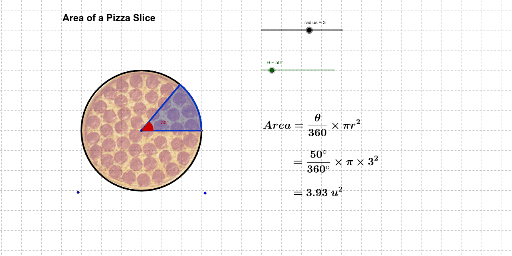 Pizza in on sale the area