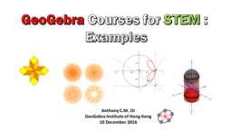 GeoGebra Courses for STEM: Examples