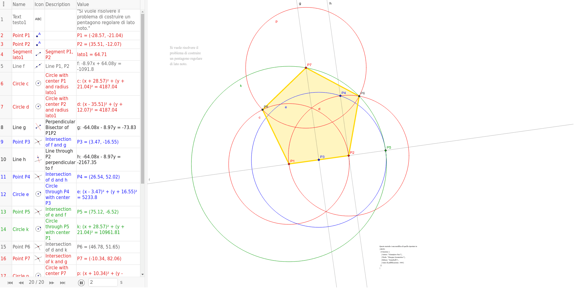 GeoGebra Applet