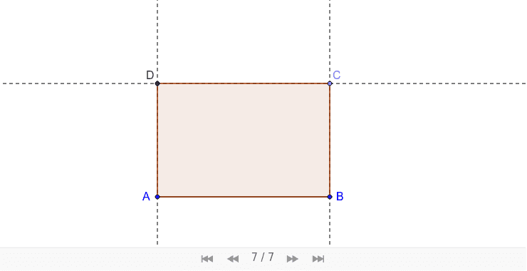 Vlucht Licht Republikeinse partij Constructie van een rechthoek – GeoGebra