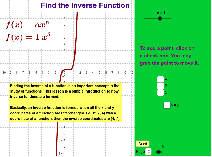 GeoGebra Applet