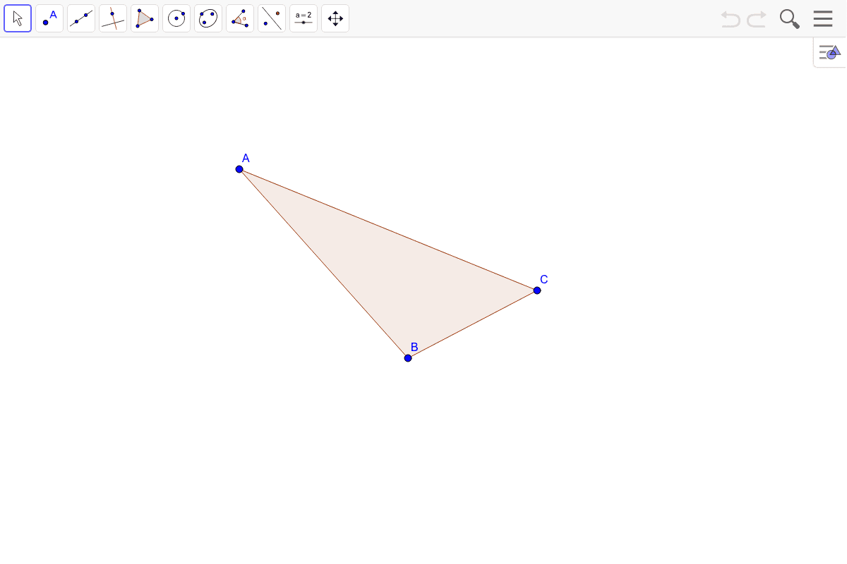 5) Find the orthocenter of the triangle.
