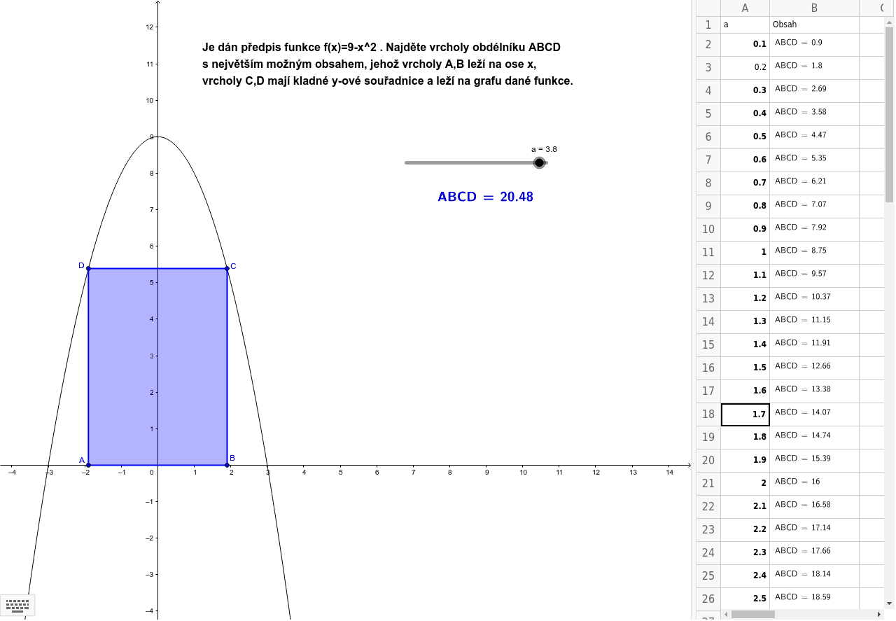 GeoGebra Applet