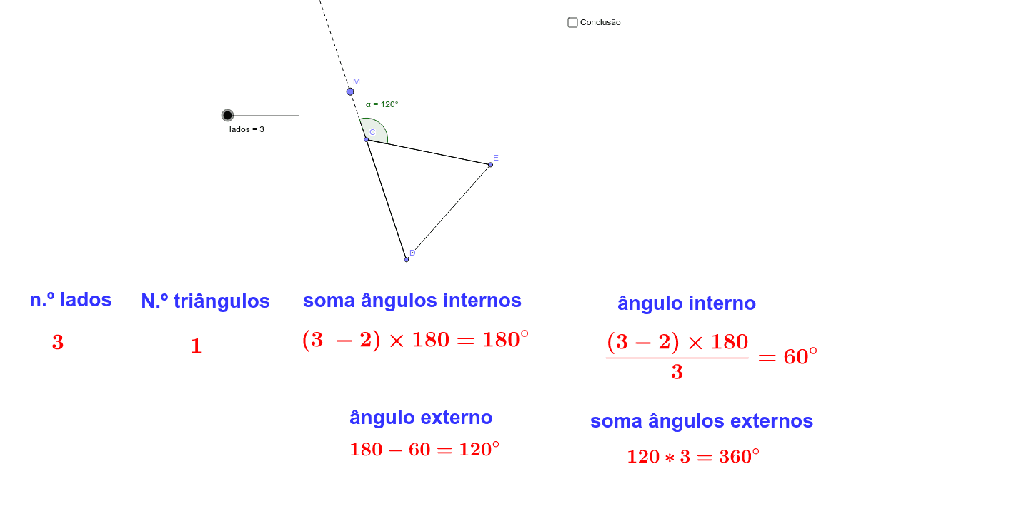 ÂNGULO INTERNO de um POLÍGONO \Prof. Gis/ #08 