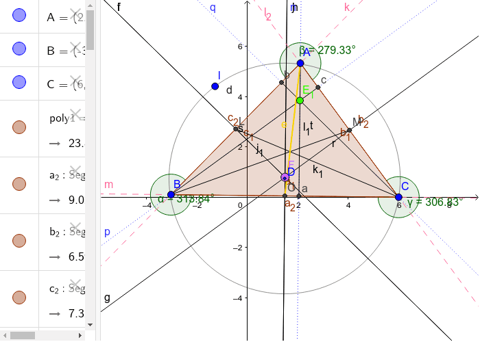 Geometry Project – GeoGebra Geometry Project – Geogebra