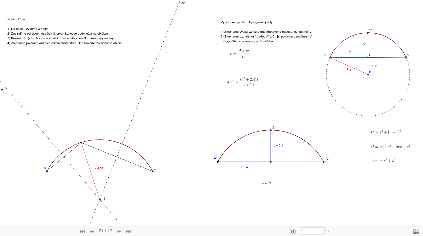 GeoGebra Applet