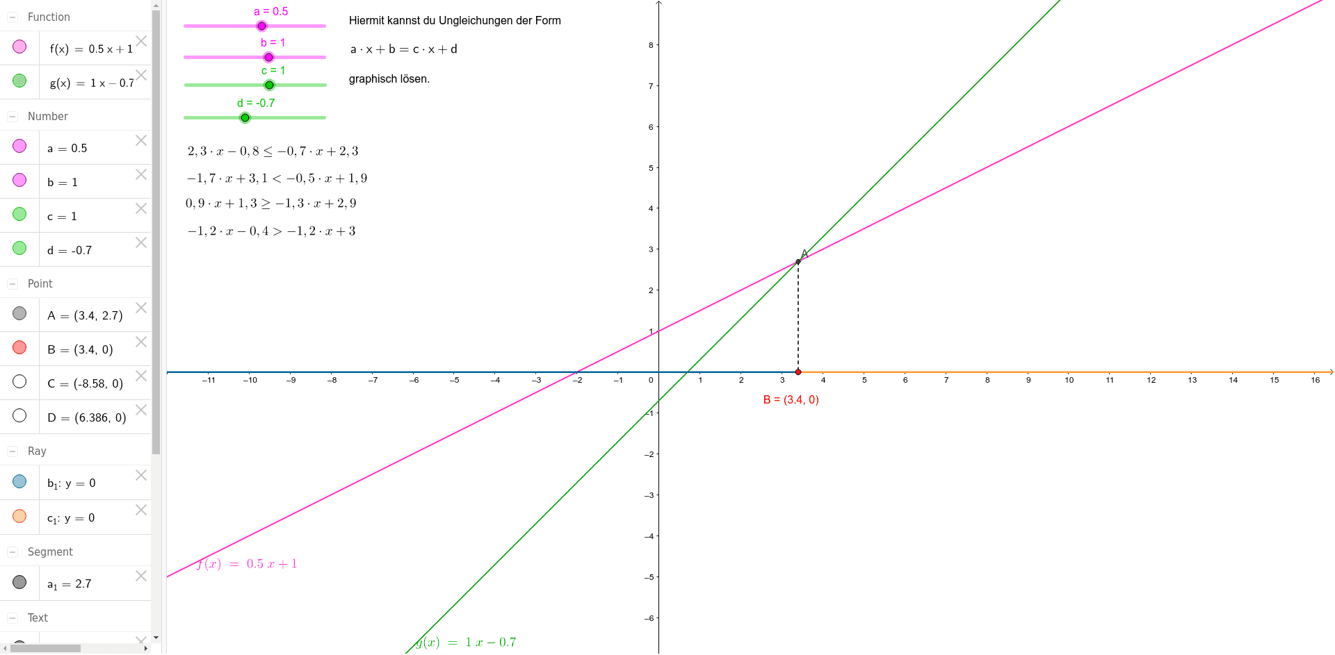 GeoGebra Applet
