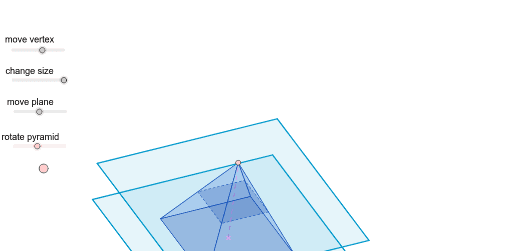Cross Section Rect Pyramid – GeoGebra