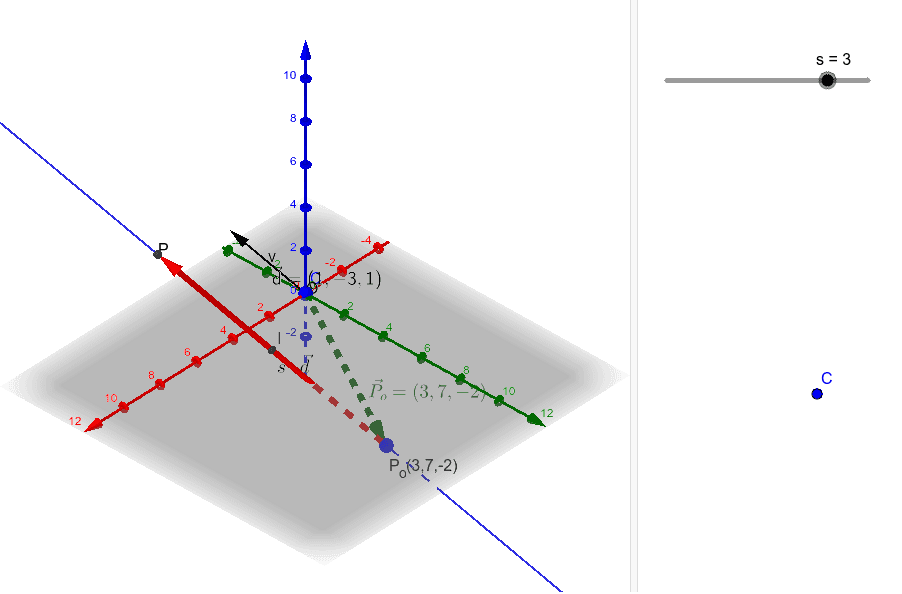 Equations of Lines in R3 GeoGebra