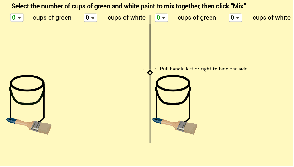 Comparing Paint MixturesRatios GeoGebra