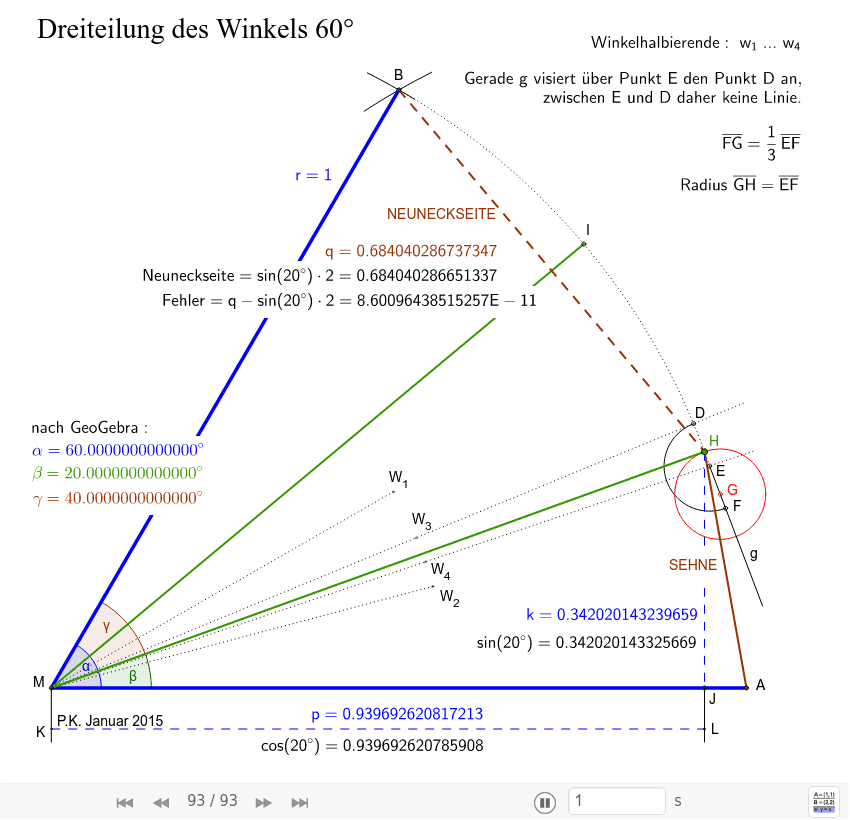 GeoGebra Applet