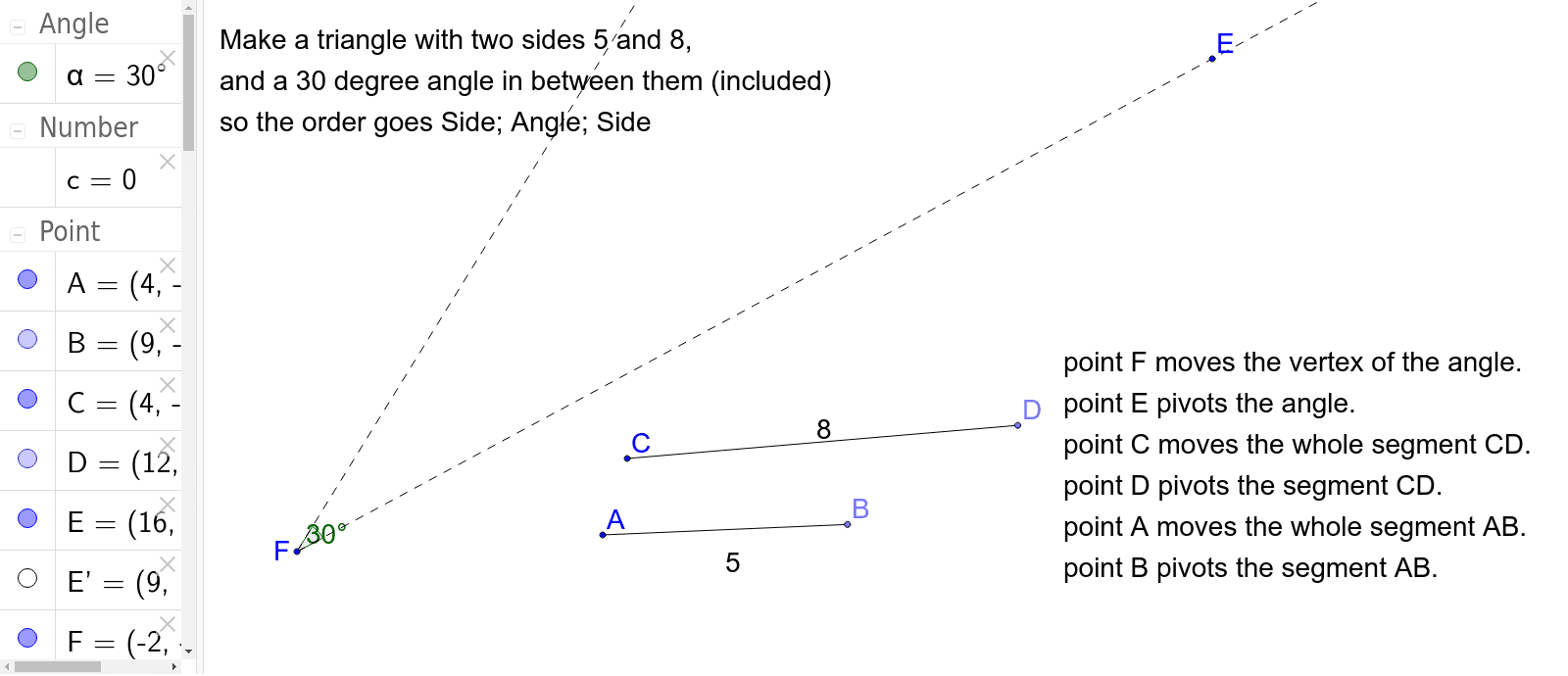 GeoGebra Applet