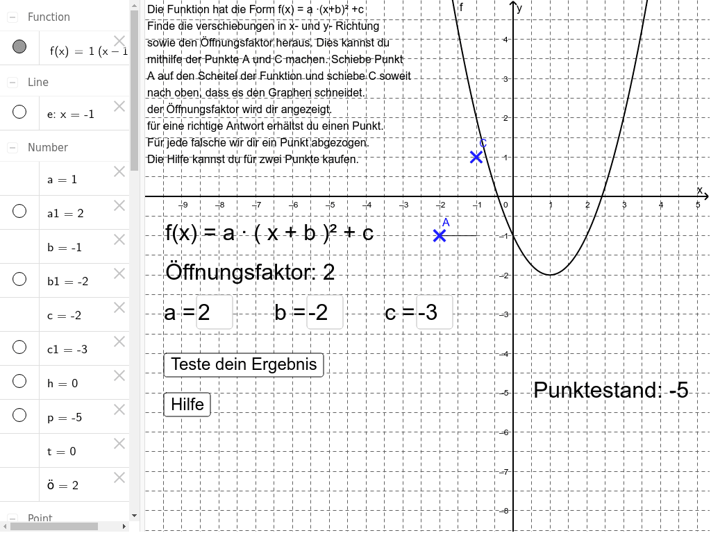 GeoGebra Applet