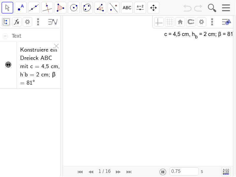 GeoGebra Applet