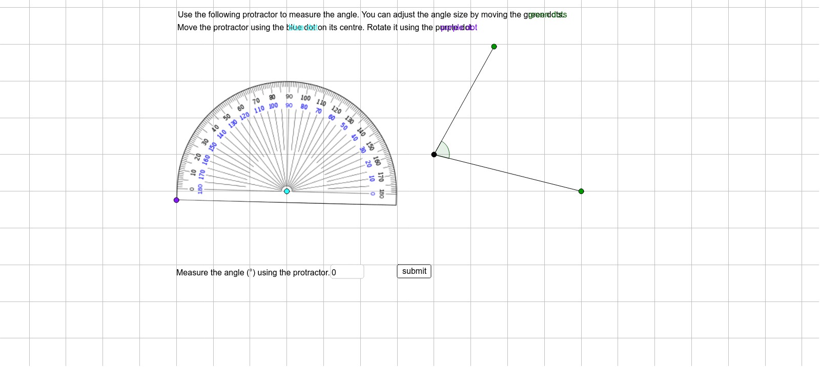 MATT Protractor GeoGebra