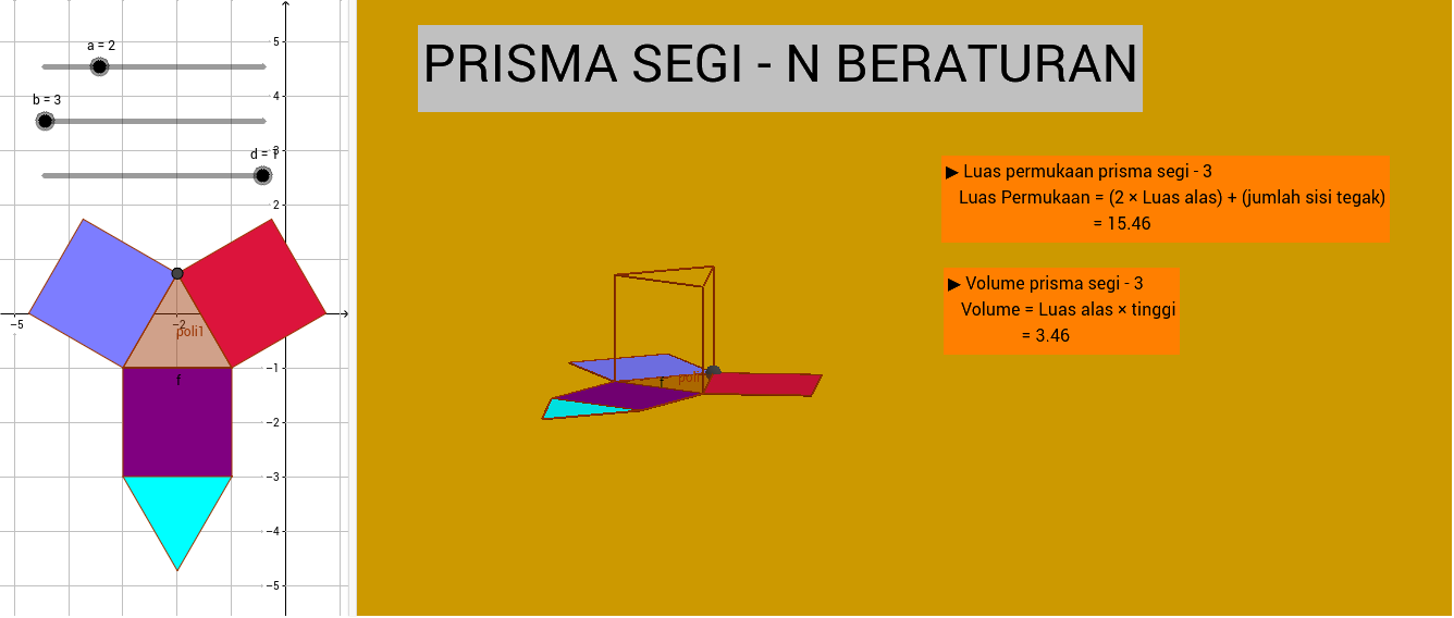 Prisma Segi N Beraturan Geogebra Prisma Segi N Beraturan Geogebra