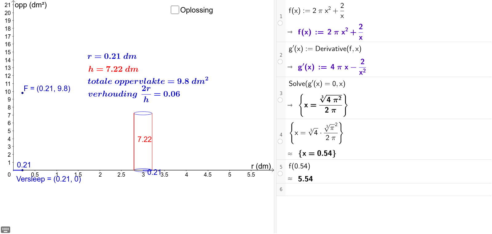 GeoGebra Applet