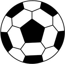 The black shape on the soccer ball is a pentagon because it has 5 congruent sides as well as 5 congruent interior angles.