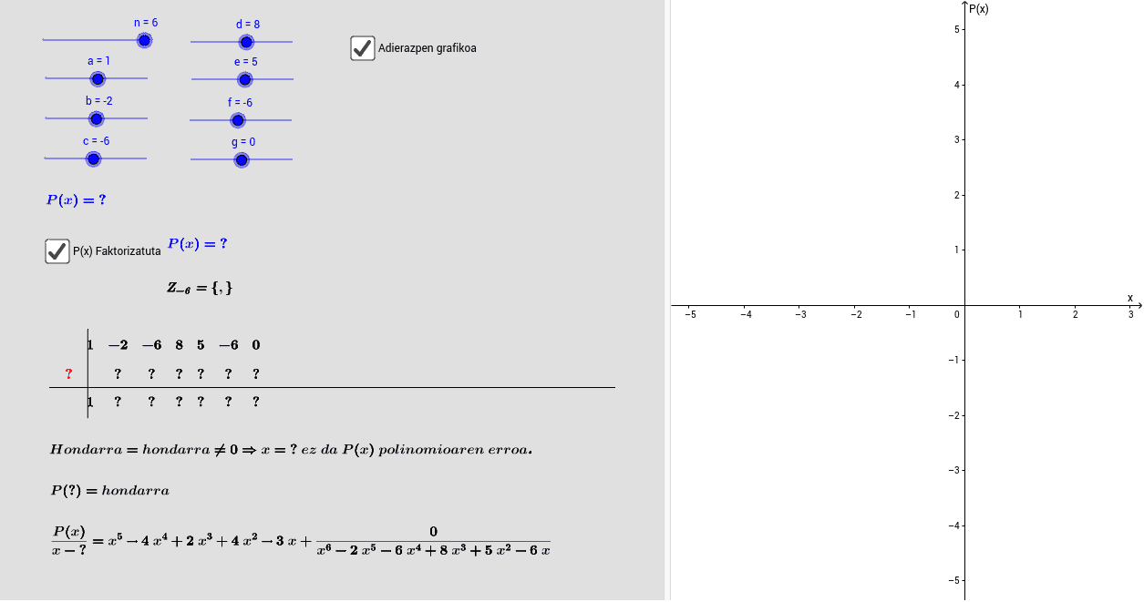 GeoGebra Applet
