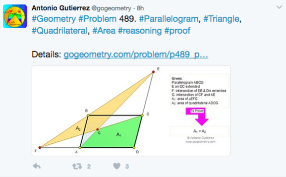 http://www.gogeometry.com/problem/p489_parallelogram_triangle_quadrilateral_area.htm