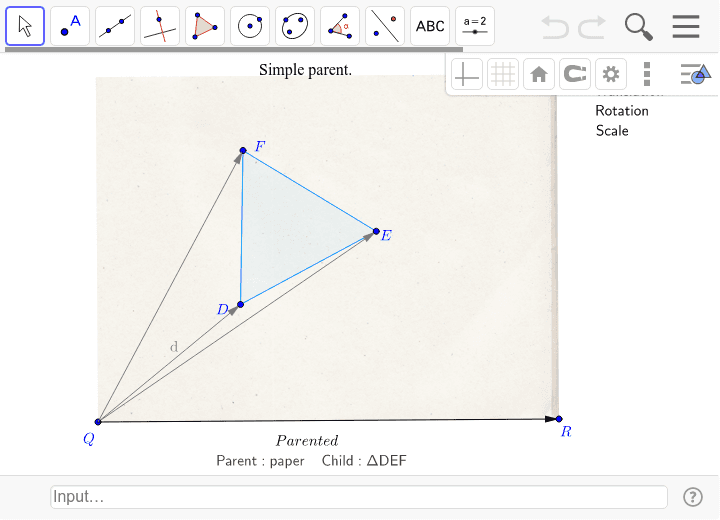 GeoGebra Applet
