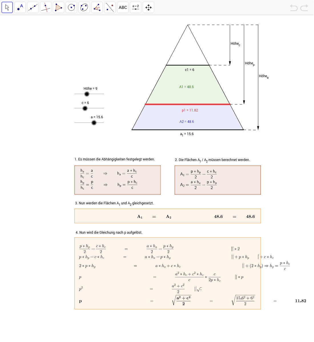 GeoGebra Applet