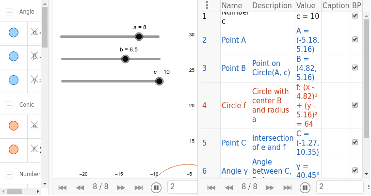 GeoGebra Applet