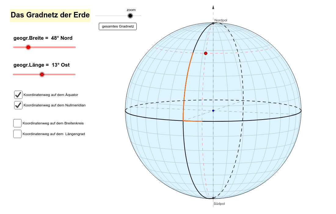 Das der Erde GeoGebra