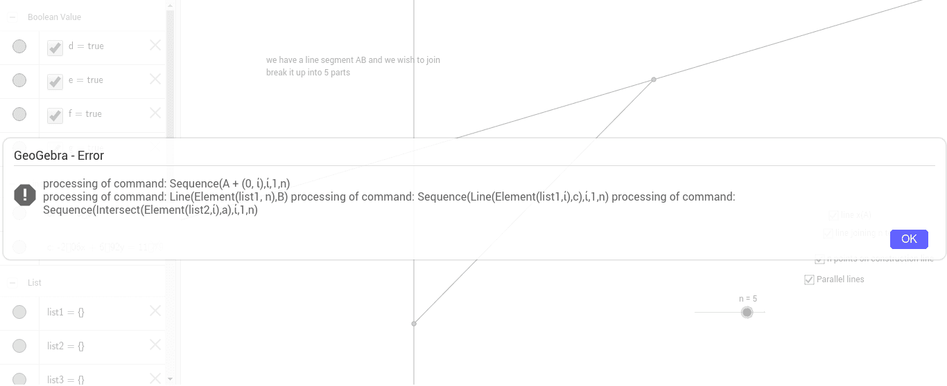 GeoGebra Applet