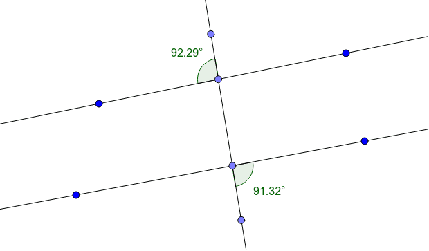 Alternate Exterior Angles Converse Theorem Geogebra
