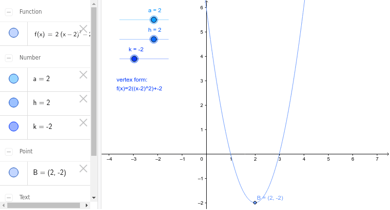 GeoGebra Applet