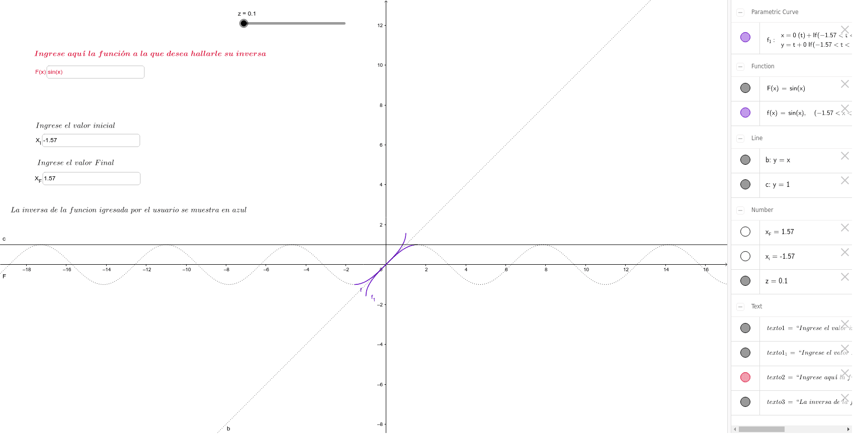 GeoGebra Applet