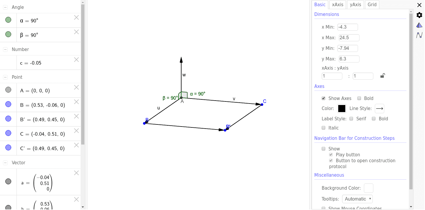 GeoGebra Applet