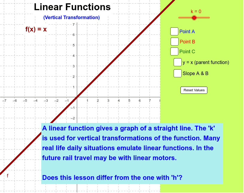 GeoGebra Applet